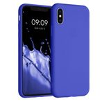 Husa pentru Apple iPhone X/iPhone XS, Silicon, Albastru, 42492.134, Kwmobile fotografia produsului