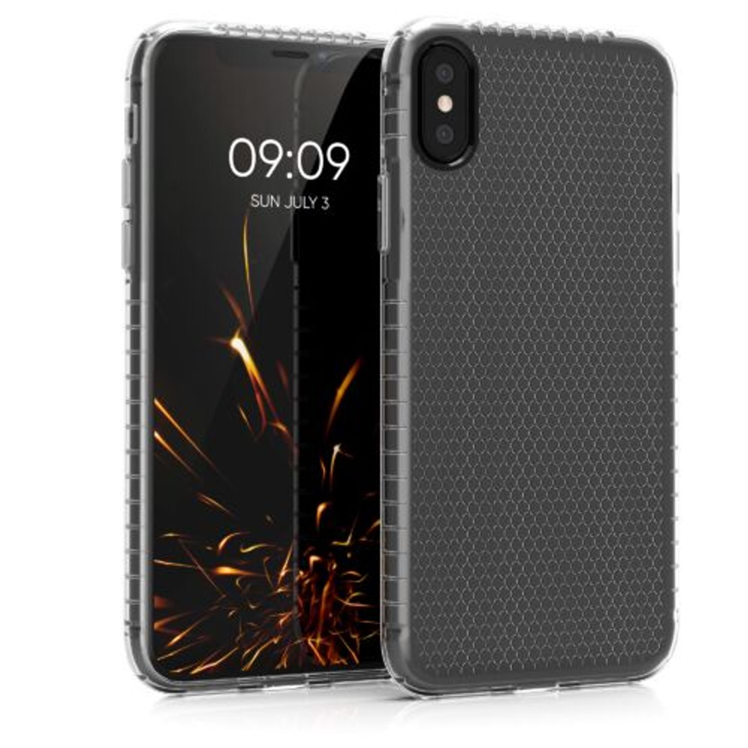 Husa pentru Apple iPhone X/iPhone XS, Silicon, Transparent, 55466.03, Kwmobile fotografia produsului