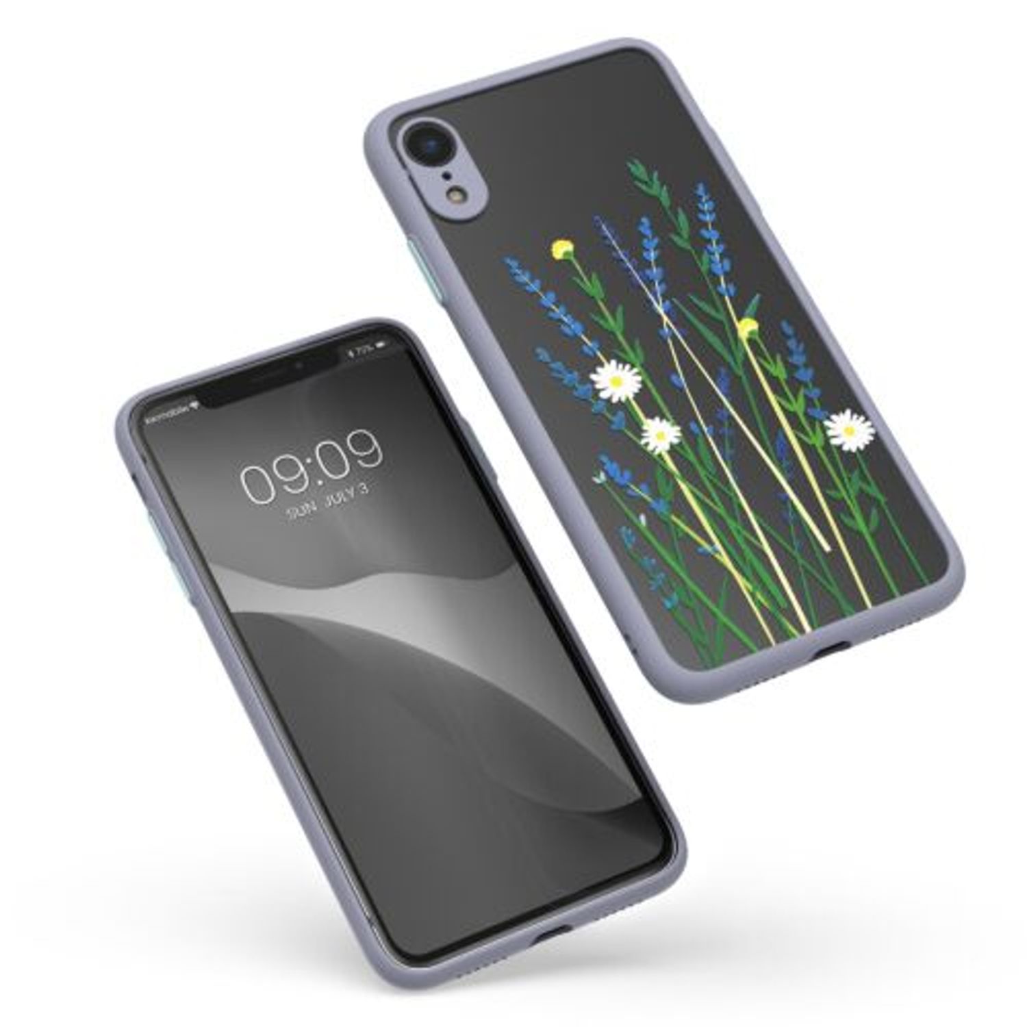 Husa pentru Apple iPhone XR, Silicon, Multicolor, 56494.01, Kwmobile fotografia produsului View 2 L