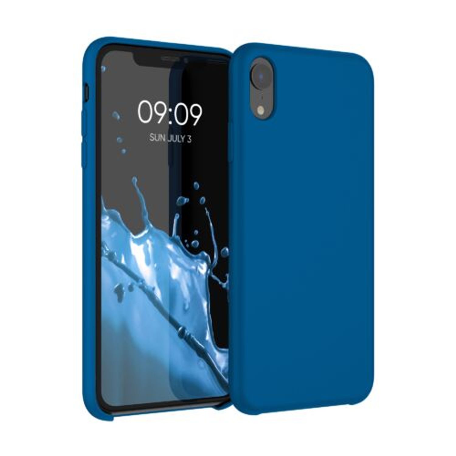 Husa pentru Apple iPhone XR, Silicon, Albastru, 45910.228, Kwmobile fotografia produsului