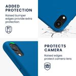 Husa pentru Apple iPhone XR, Silicon, Albastru, 45910.228, Kwmobile fotografia produsului View 4 S