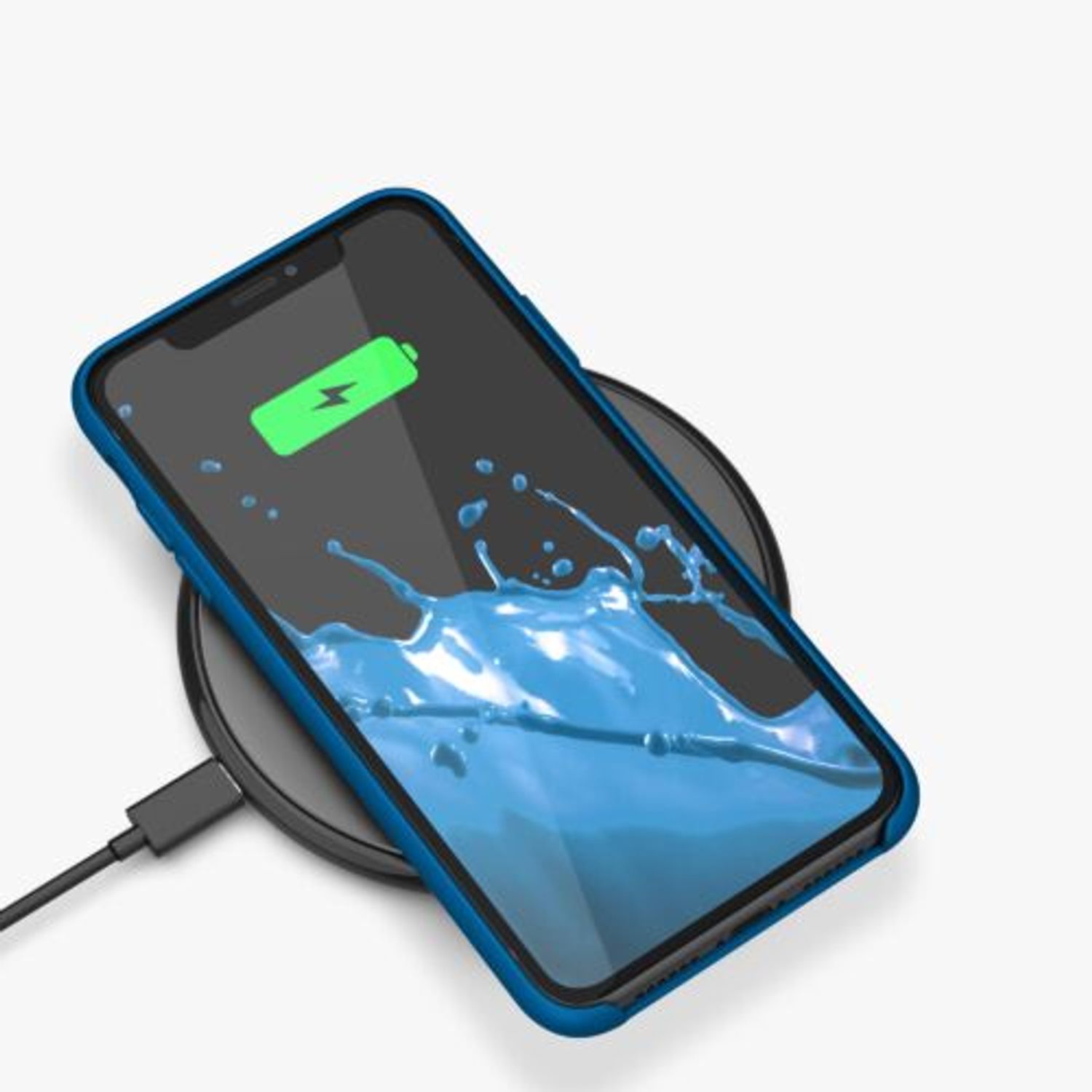 Husa pentru Apple iPhone XR, Silicon, Albastru, 45910.228, Kwmobile fotografia produsului View 11 L