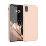 Husa pentru Apple iPhone XR, Silicon, Crem, 45910.225, Kwmobile fotografia produsului