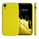 Husa pentru Apple iPhone XR, Silicon, Galben, 49983.165, Kwmobile fotografia produsului View 2 S