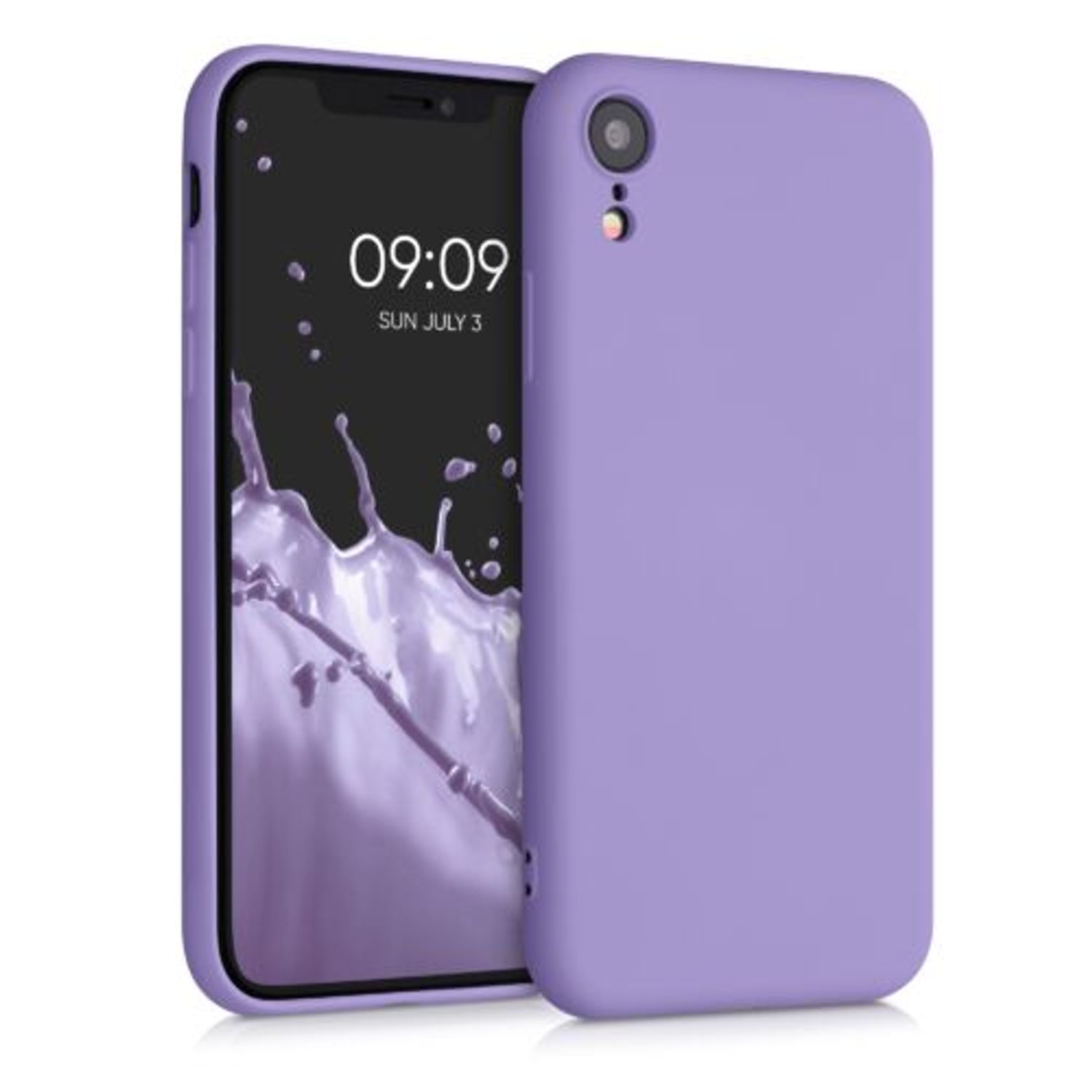 Husa pentru Apple iPhone XR, Silicon, Mov, 49983.222, Kwmobile fotografia produsului