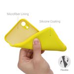 Husa pentru Apple iPhone XR, Silicon, Galben, 49983.165, Kwmobile fotografia produsului View 4 S