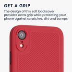 Husa pentru Apple iPhone XR, Silicon, Rosu, 56704.09, Kwmobile fotografia produsului View 4 S