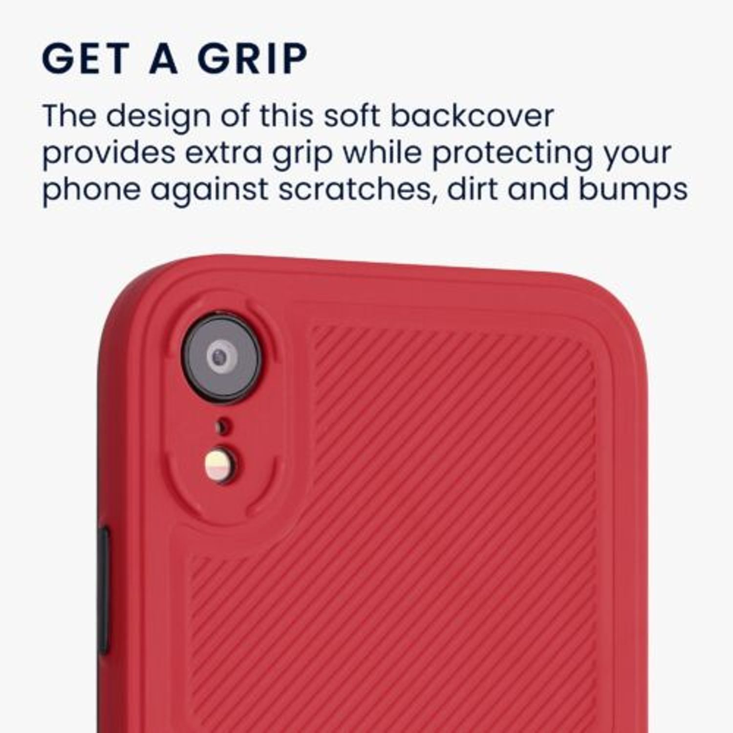 Husa pentru Apple iPhone XR, Silicon, Rosu, 56704.09, Kwmobile fotografia produsului View 4 L