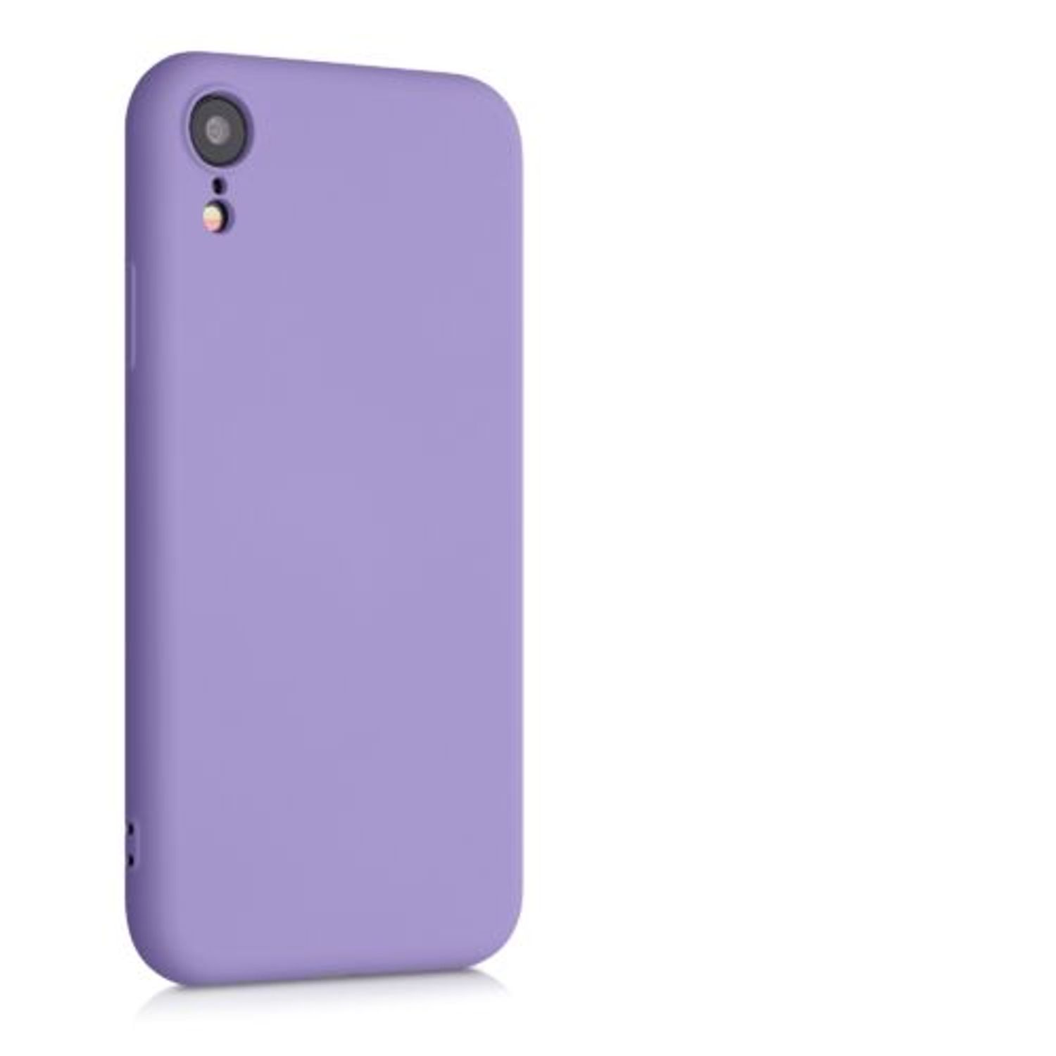 Husa pentru Apple iPhone XR, Silicon, Mov, 49983.222, Kwmobile fotografia produsului View 9 L