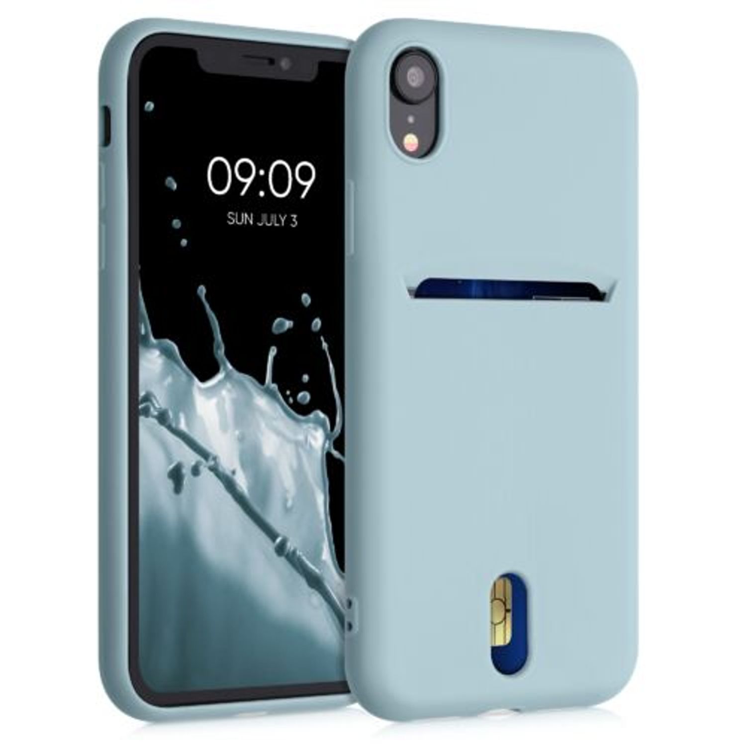 Husa pentru Apple iPhone XR, Silicon, Verde, 49101.58, Kwmobile fotografia produsului