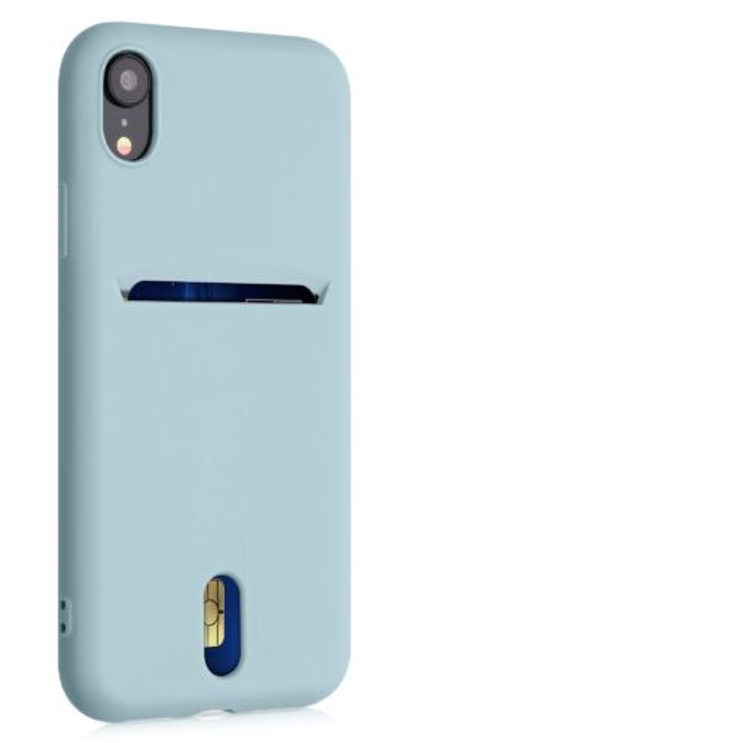 Husa pentru Apple iPhone XR, Silicon, Verde, 49101.58, Kwmobile fotografia produsului View 8 L
