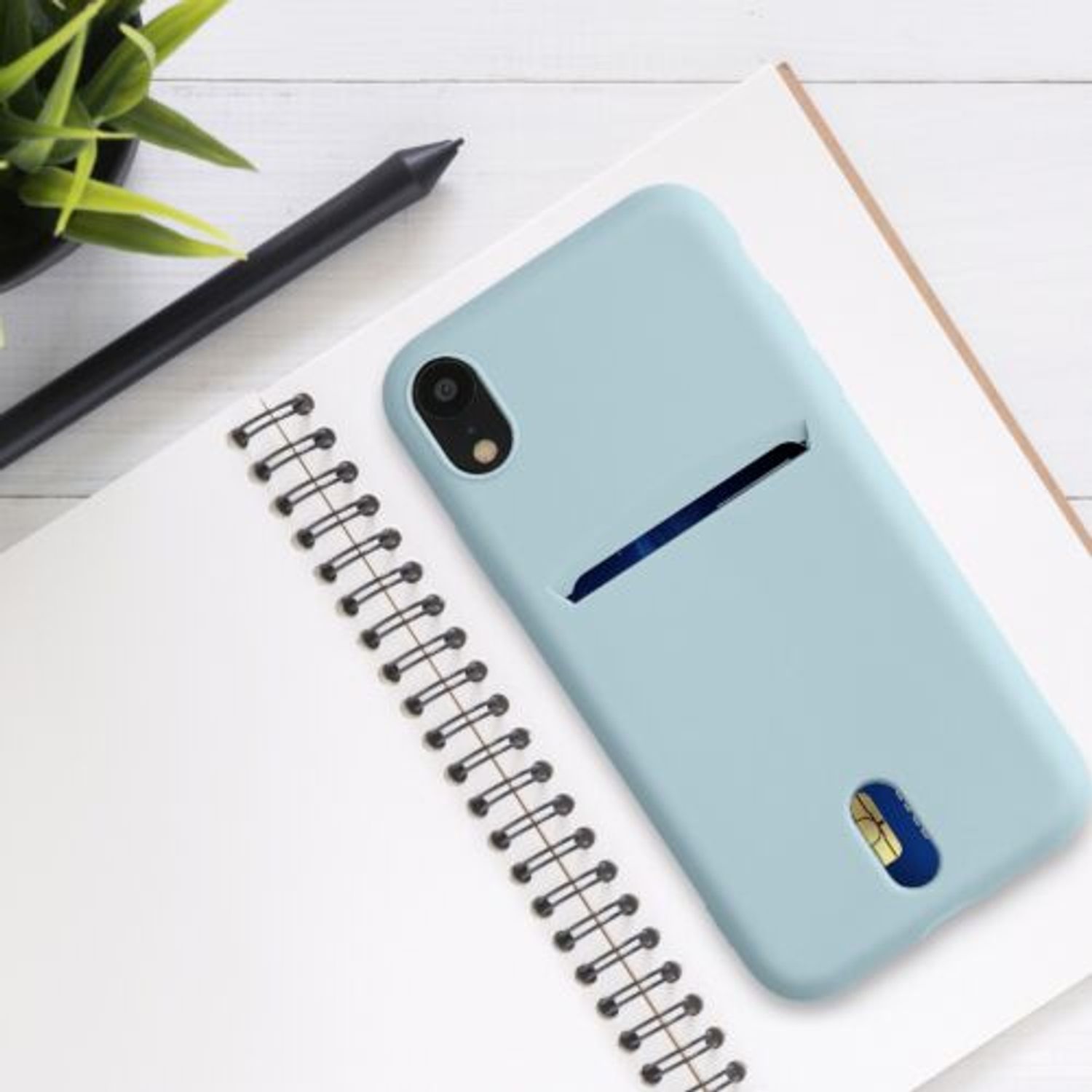 Husa pentru Apple iPhone XR, Silicon, Verde, 49101.58, Kwmobile fotografia produsului View 3 L