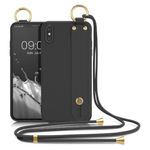 Husa pentru Apple iPhone XS, Silicon, Negru, 56804.01, Kwmobile fotografia produsului View 2 S