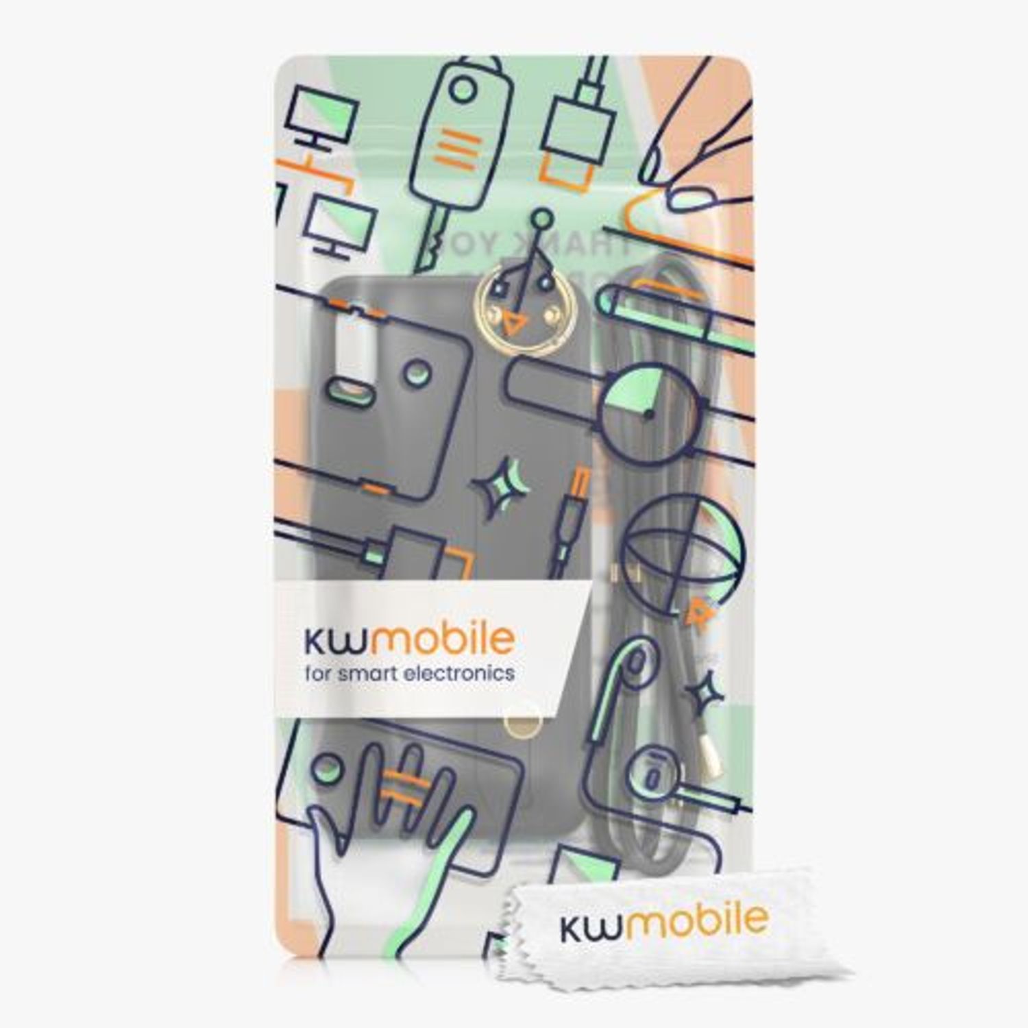 Husa pentru Apple iPhone XS, Silicon, Negru, 56804.01, Kwmobile fotografia produsului View 8 L