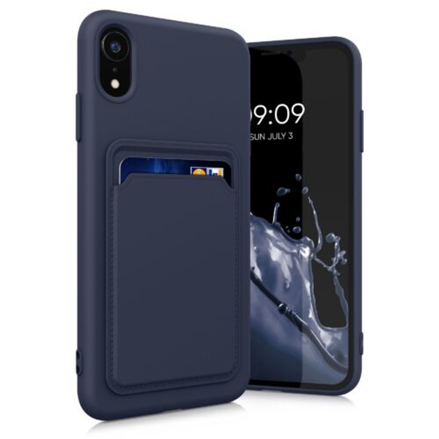 Husa pentru Apple iPhone XR, Silicon, Albastru, 55116.17, Kwmobile fotografia produsului