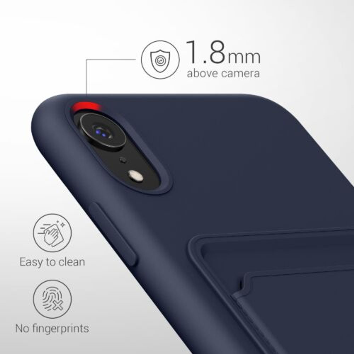Husa pentru Apple iPhone XR, Silicon, Albastru, 55116.17, Kwmobile fotografia produsului View 4 L
