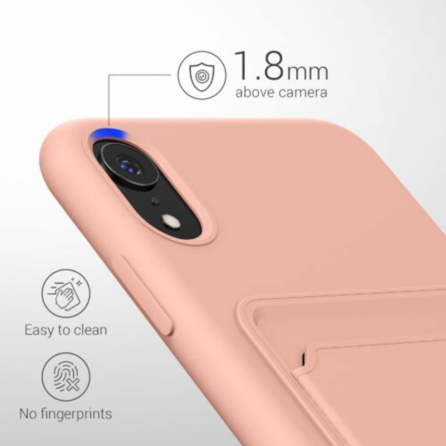 Husa pentru Apple iPhone XR, Silicon, Roz, 55116.199, Kwmobile fotografia produsului View 4 L