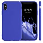 Husa pentru Apple iPhone X/iPhone XS, Silicon, Albastru, 42492.134, Kwmobile fotografia produsului View 2 S