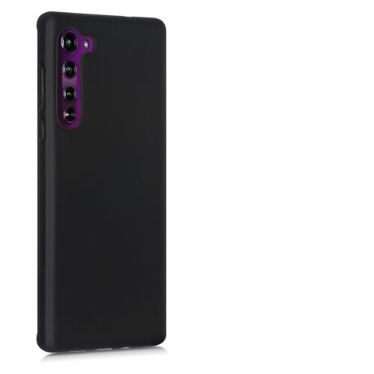 Husa pentru Motorola Edge, Silicon, Negru, 52362.47 fotografia produsului View 7 L