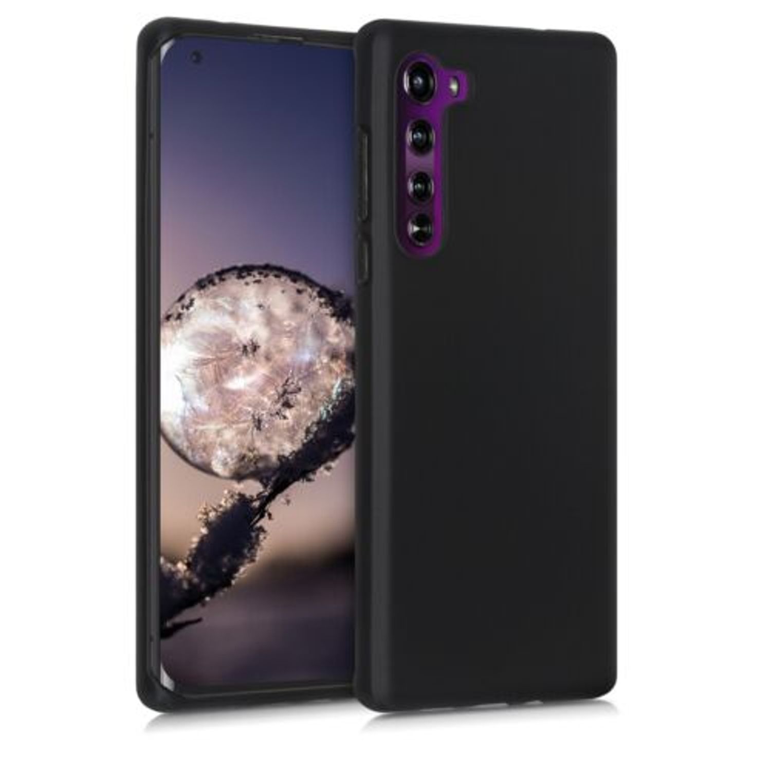 Husa pentru Motorola Edge, Silicon, Negru, 52362.47 fotografia produsului