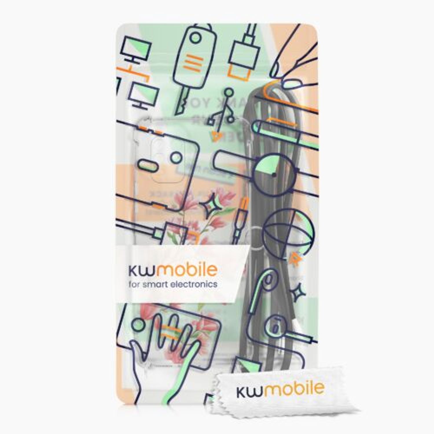 Husa pentru Xiaomi Mi 10 Lite 5G, Silicon, Multicolor, 56535.02, Kwmobile fotografia produsului View 8 L