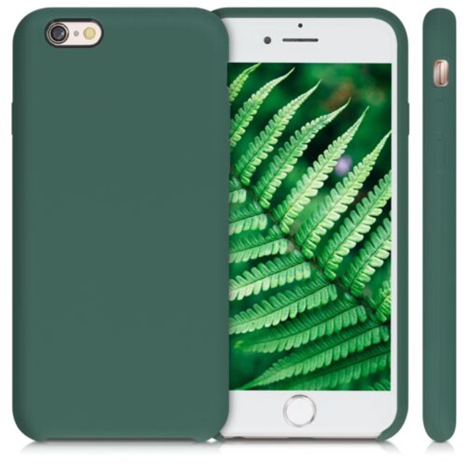 Husa pentru Apple iPhone 6/iPhone 6s, Silicon, Verde, 40223.166, Kwmobile fotografia produsului View 2 L