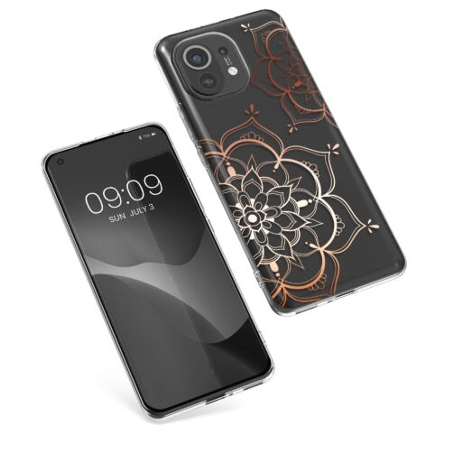 Husa pentru Xiaomi Mi 11, Silicon, Gold, 57089.02, Kwmobile fotografia produsului View 2 L