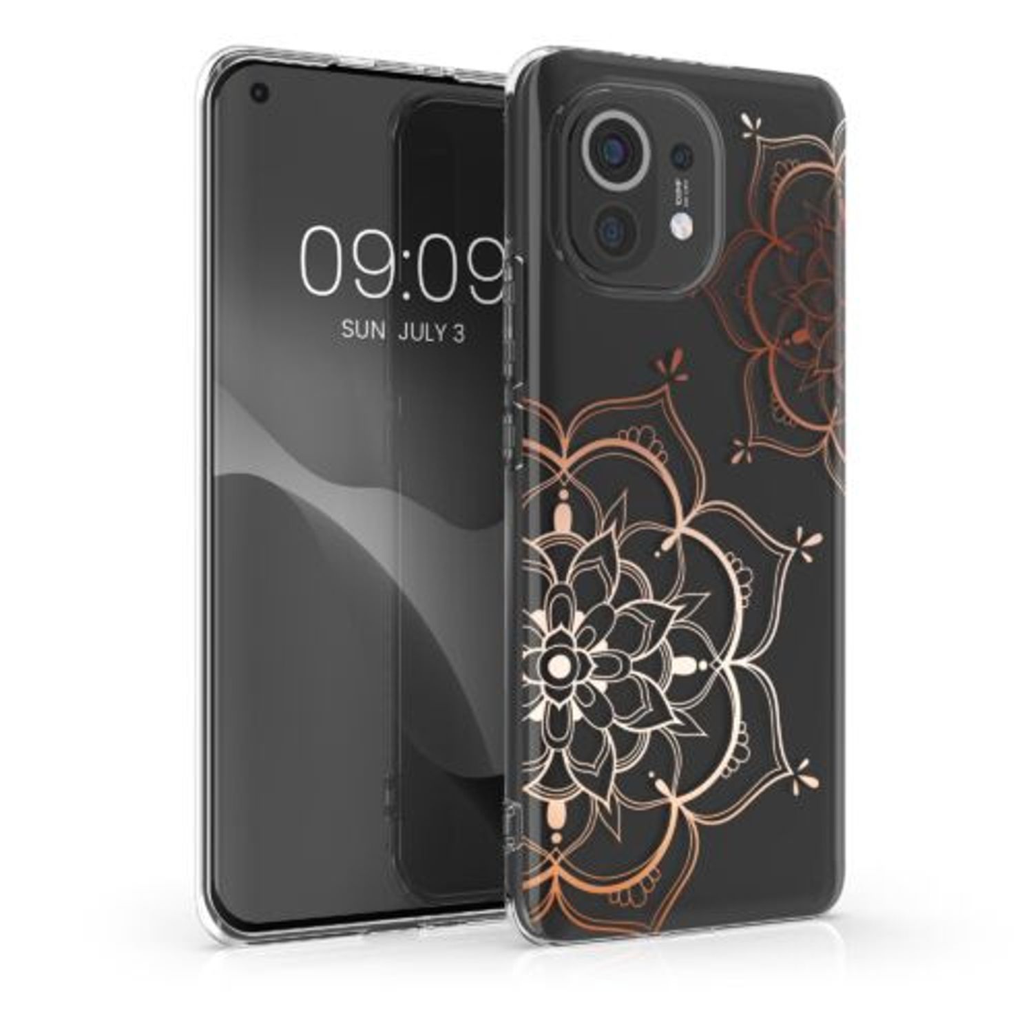 Husa pentru Xiaomi Mi 11, Silicon, Gold, 57089.02, Kwmobile fotografia produsului