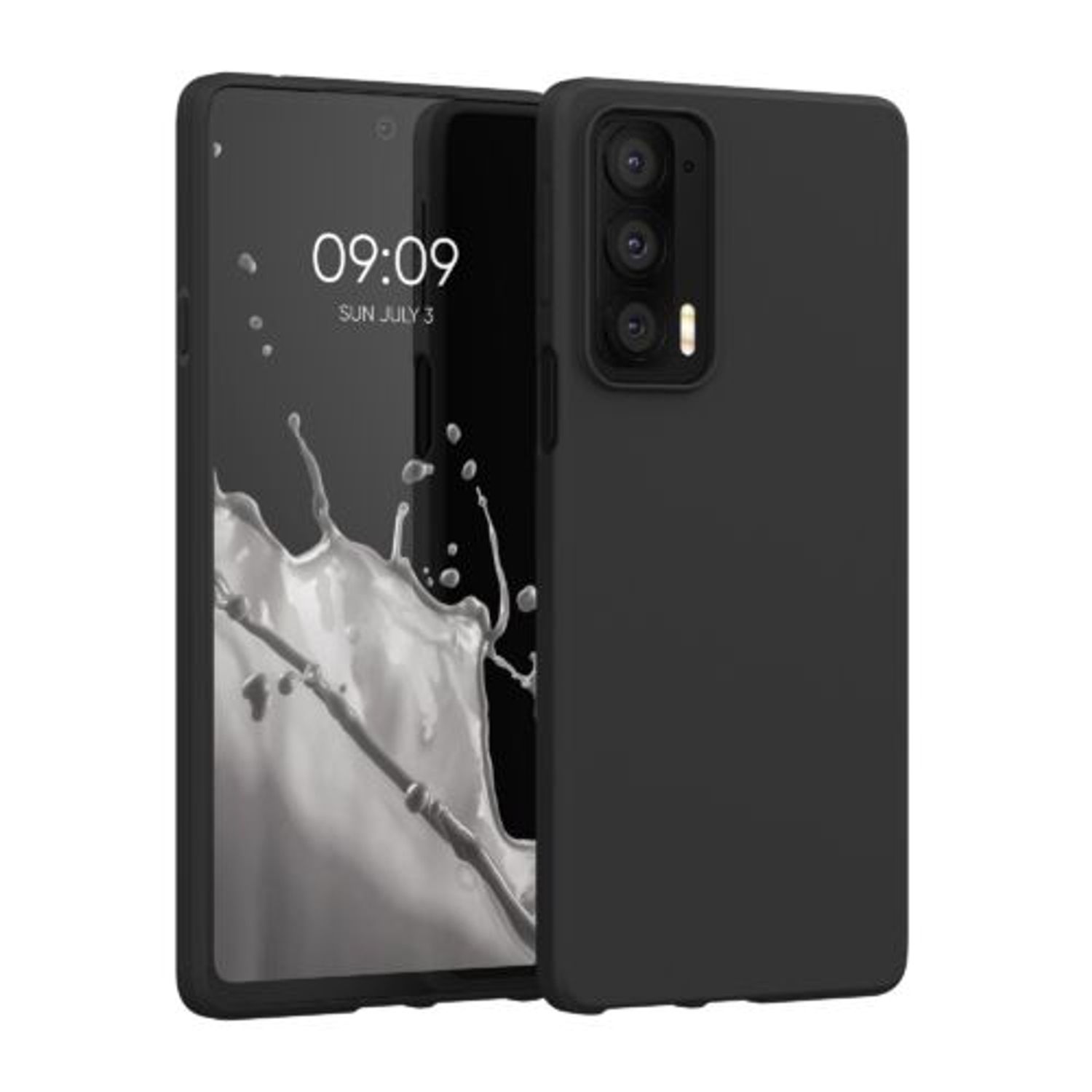Husa pentru Motorola Edge 20, Silicon, Negru, 56058.47 fotografia produsului