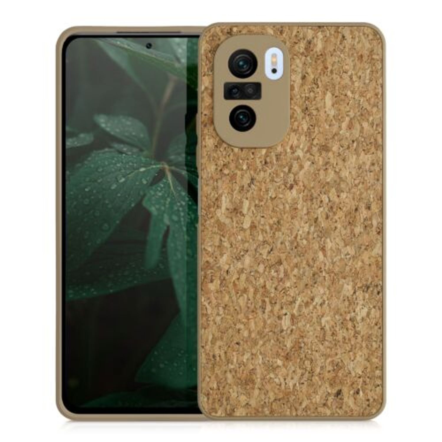 Husa pentru Xiaomi Mi 11i/Poco F3, Pluta, Maro, 56357.24, Kwmobile fotografia produsului View 2 L