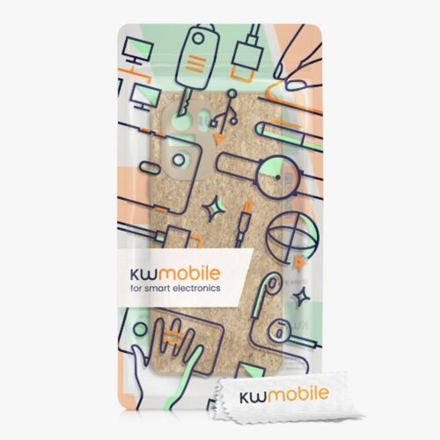 Husa pentru Xiaomi Mi 11i/Poco F3, Pluta, Maro, 56357.24, Kwmobile fotografia produsului View 7 L