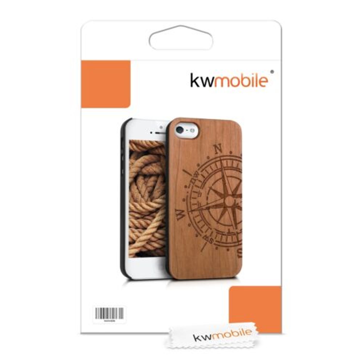 Husa pentru Apple iPhone 5/iPhone 5s/iPhone SE, Lemn, Maro, 38451.24 fotografia produsului View 2 L