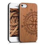 Husa pentru Apple iPhone 5/iPhone 5s/iPhone SE, Lemn, Maro, 38451.24 fotografia produsului View 7 S