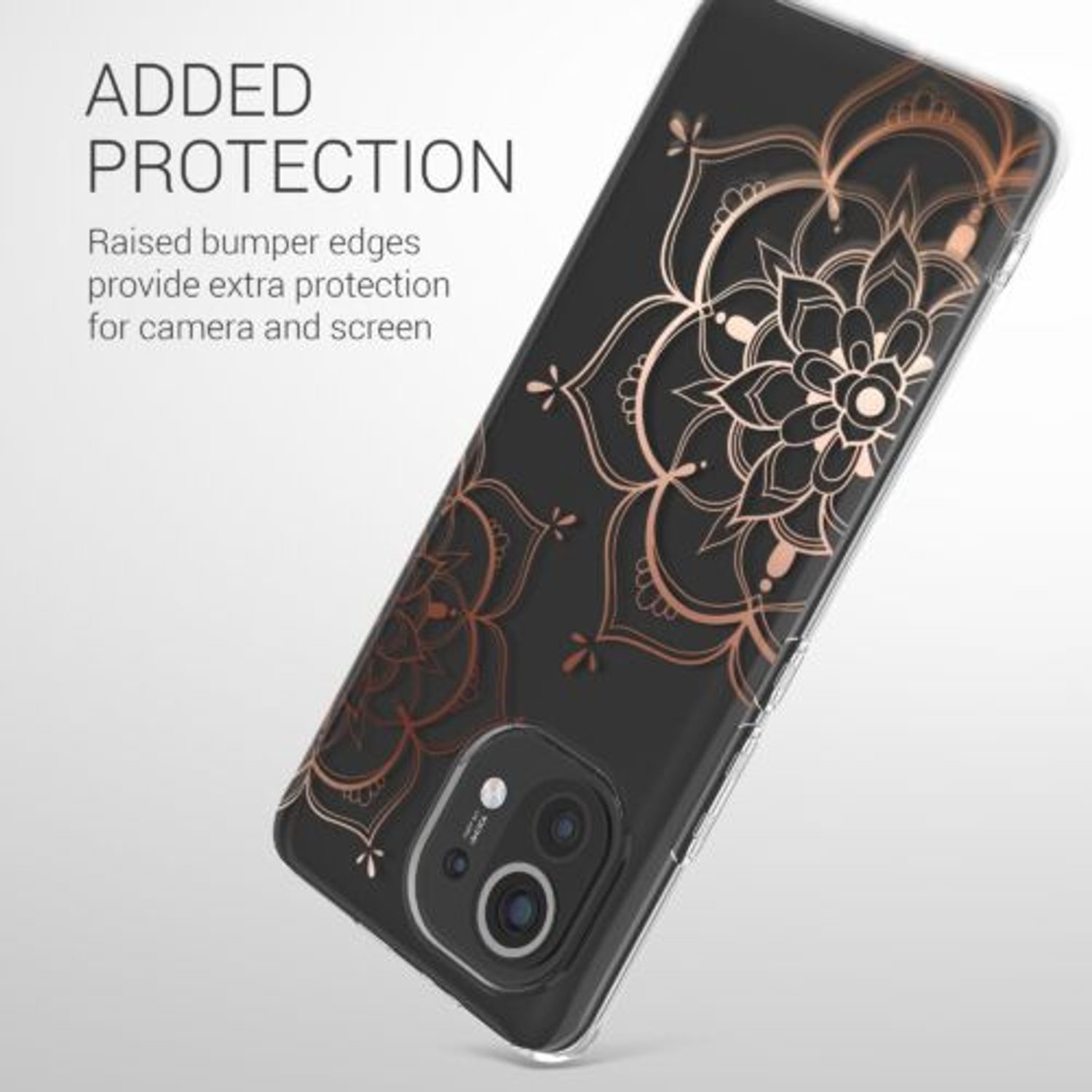 Husa pentru Xiaomi Mi 11, Silicon, Gold, 57089.02, Kwmobile fotografia produsului View 11 L