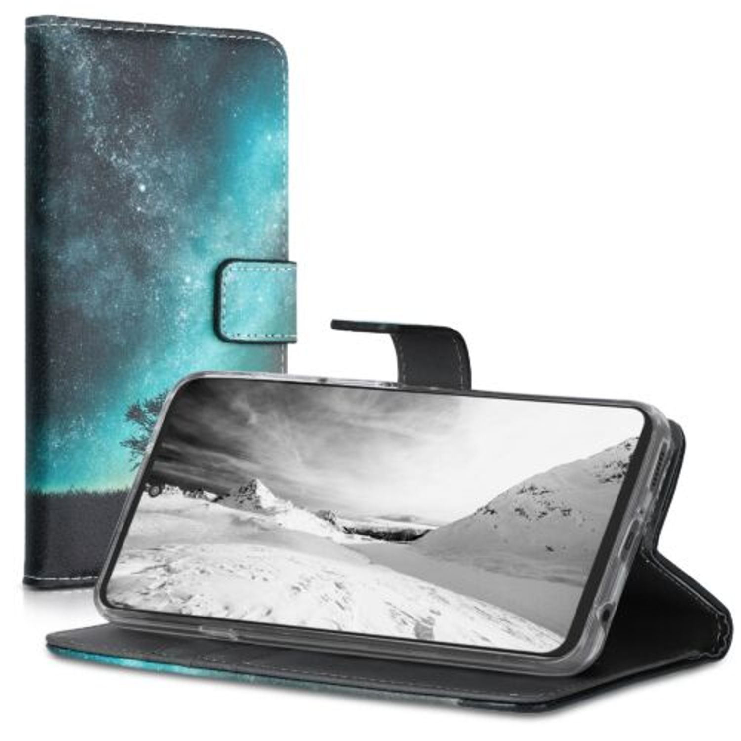 Husa pentru Motorola Edge 20 Lite, Piele ecologica, Multicolor, 56065.01 fotografia produsului View 2 L