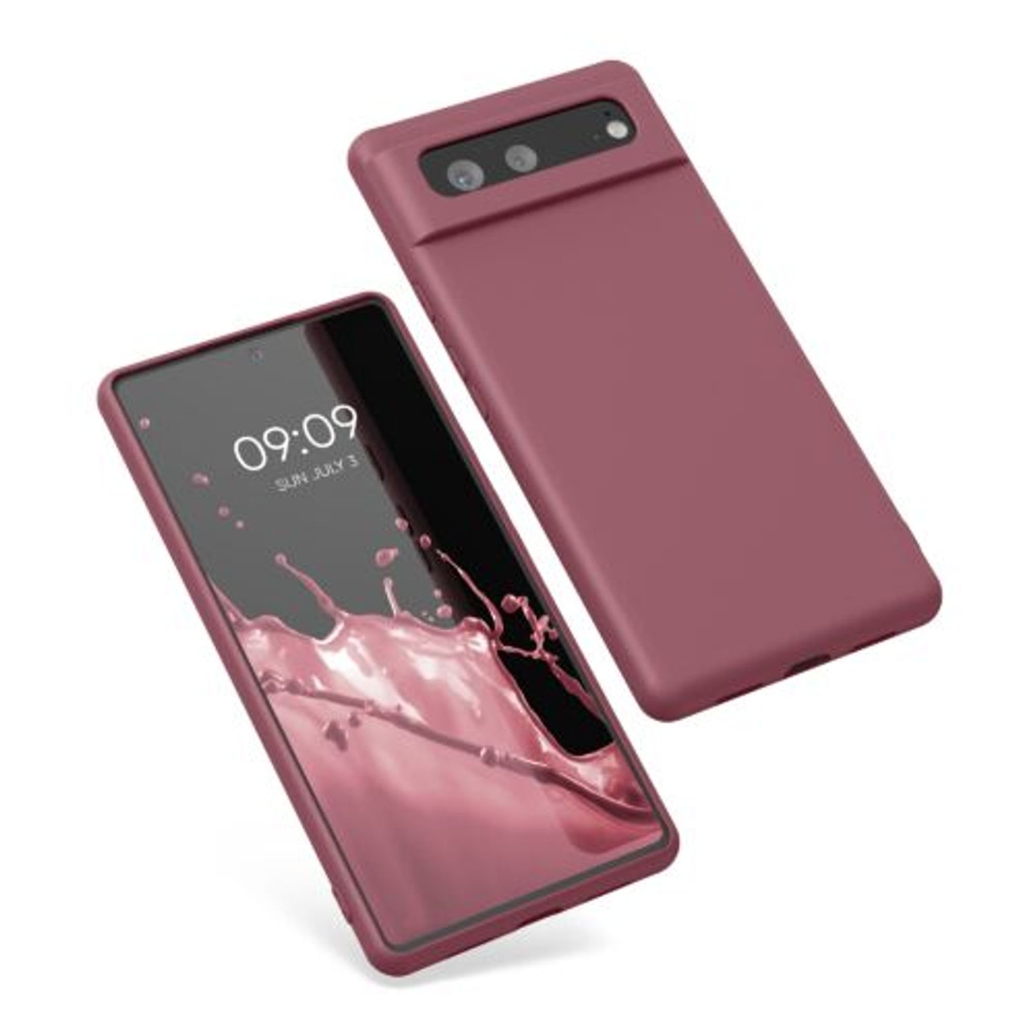 Husa pentru Google Pixel 6, Silicon, Roz, 55865.167, Kwmobile fotografia produsului View 2 L