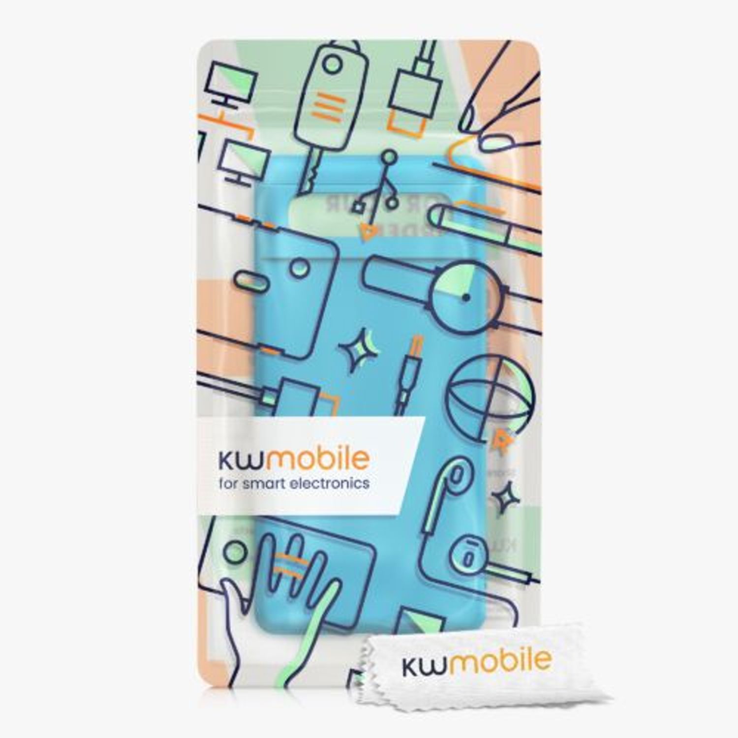 Husa pentru Google Pixel 6, Silicon, Albastru, 55865.223, Kwmobile fotografia produsului View 8 L