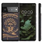 Husa pentru Google Pixel 6 Pro, Lemn, Negru, 56785.04, Kwmobile fotografia produsului View 2 S