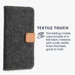 Husa pentru Google Pixel 6 Pro, Textil, Gri, 56659.19, Kwmobile fotografia produsului View 4 S