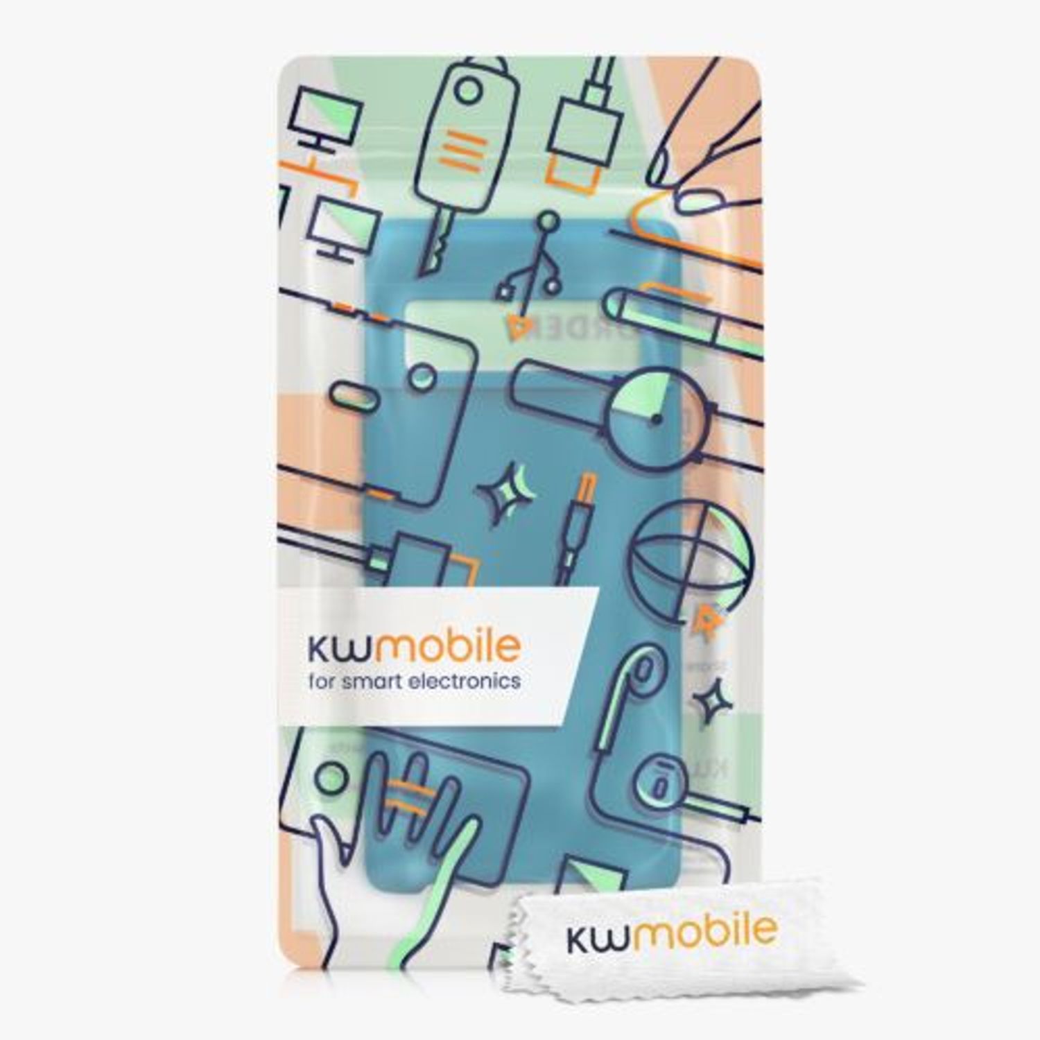 Husa pentru Google Pixel 6 Pro, Silicon, Albastru, 55863.224, Kwmobile fotografia produsului View 8 L