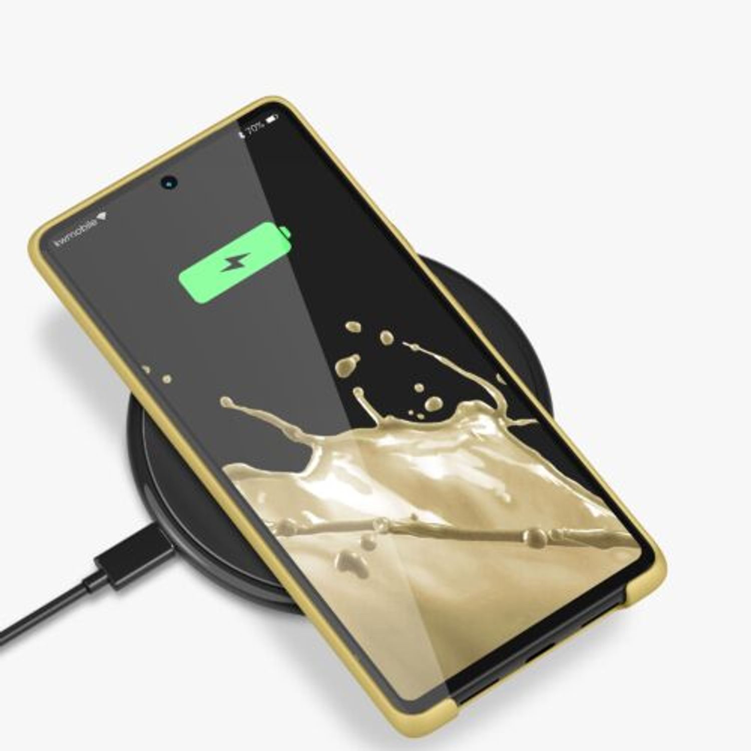 Husa pentru Google Pixel 6 Pro, Silicon, Galben, 55863.216, Kwmobile fotografia produsului View 11 L