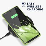 Husa pentru Google Pixel 6 Pro, Silicon, Verde, 55863.214, Kwmobile fotografia produsului View 9 S