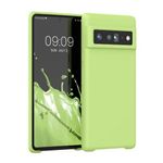 Husa pentru Google Pixel 6 Pro, Silicon, Verde, 55863.214, Kwmobile fotografia produsului