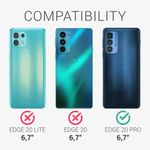 Husa pentru Motorola Edge 20 Pro, Silicon, Transparent, 56060.01 fotografia produsului View 6 S