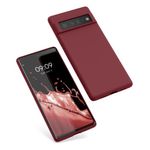 Husa pentru Google Pixel 6 Pro, Silicon, Rosu, 55879.209, Kwmobile fotografia produsului View 2 S