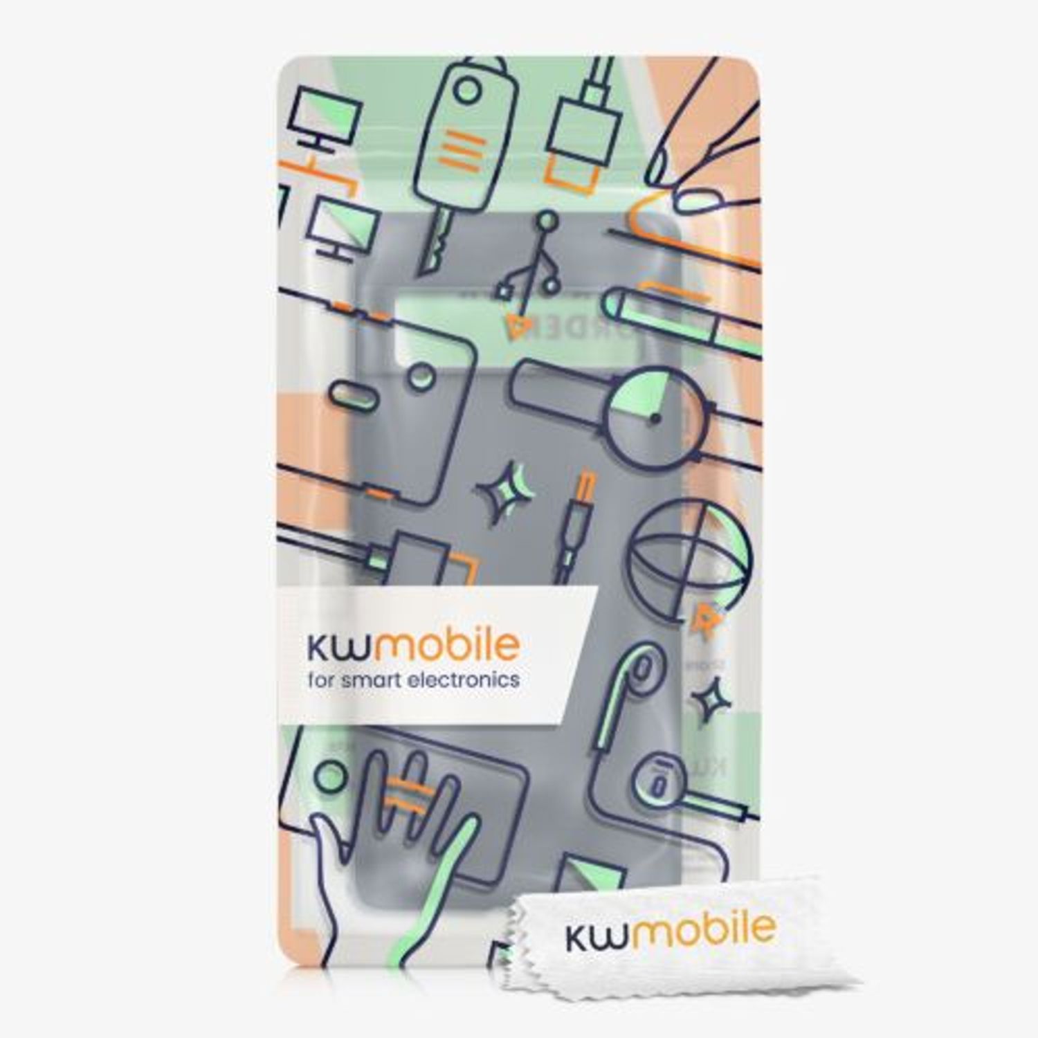 Husa pentru Google Pixel 6 Pro, Silicon, Albastru, 55879.202, Kwmobile fotografia produsului View 10 L