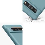 Husa pentru Google Pixel 6 Pro, Silicon, Verde, 55866.207, Kwmobile fotografia produsului View 3 S