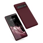 Husa pentru Google Pixel 6 Pro, Silicon, Rosu, 55879.190, Kwmobile fotografia produsului View 2 S
