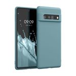 Husa pentru Google Pixel 6 Pro, Silicon, Verde, 55866.207, Kwmobile fotografia produsului