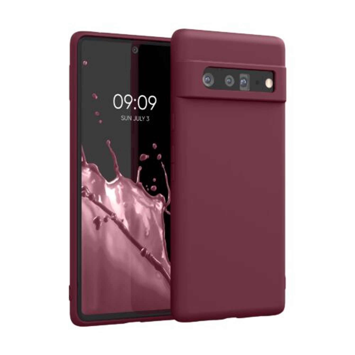 Husa pentru Google Pixel 6 Pro, Silicon, Violet, 55866.187, Kwmobile fotografia produsului View 22 L